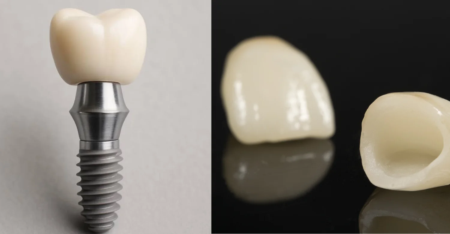 dental implants vs crowns 2